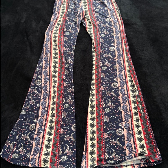 Vibe Multicolor Floral Boot Cut Pants - Picture 2 of 5